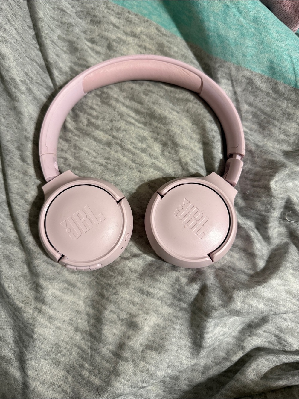 JBL Light Pink On-Ear Wireless Headphones